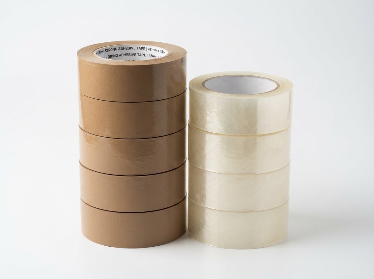 Transparent / Brown BOPP Tape